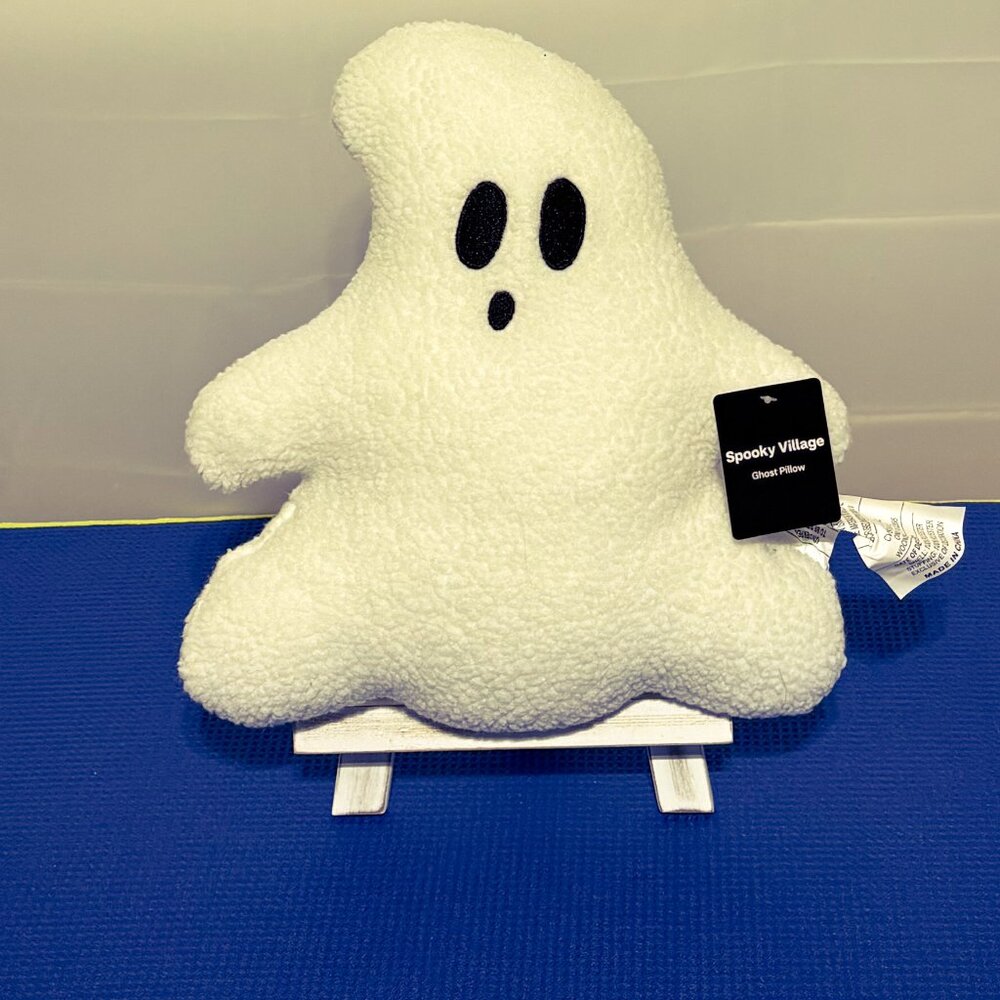Spooky Village Halloween Characters Flannel Throw Blanket & Ghost Pillow - Picture 2 of 11